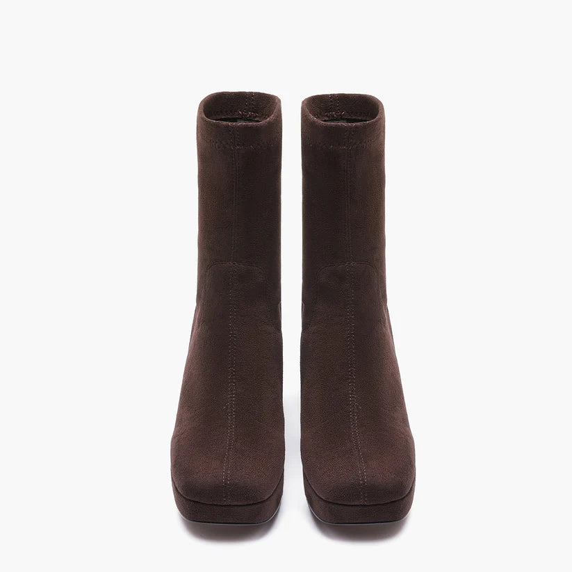 W5-817-15 BELLA Tronchetto Stretch Dark Brown