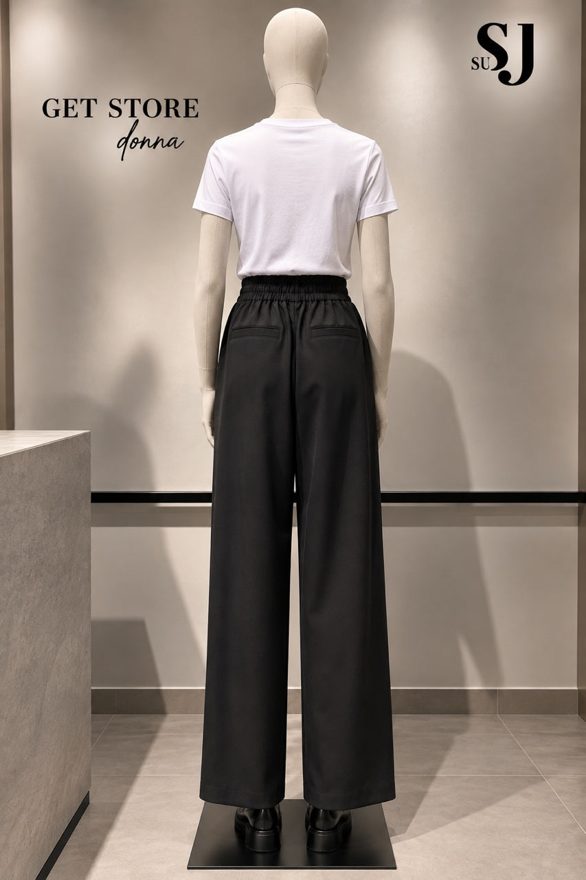W6-U504 Pantalone Nero