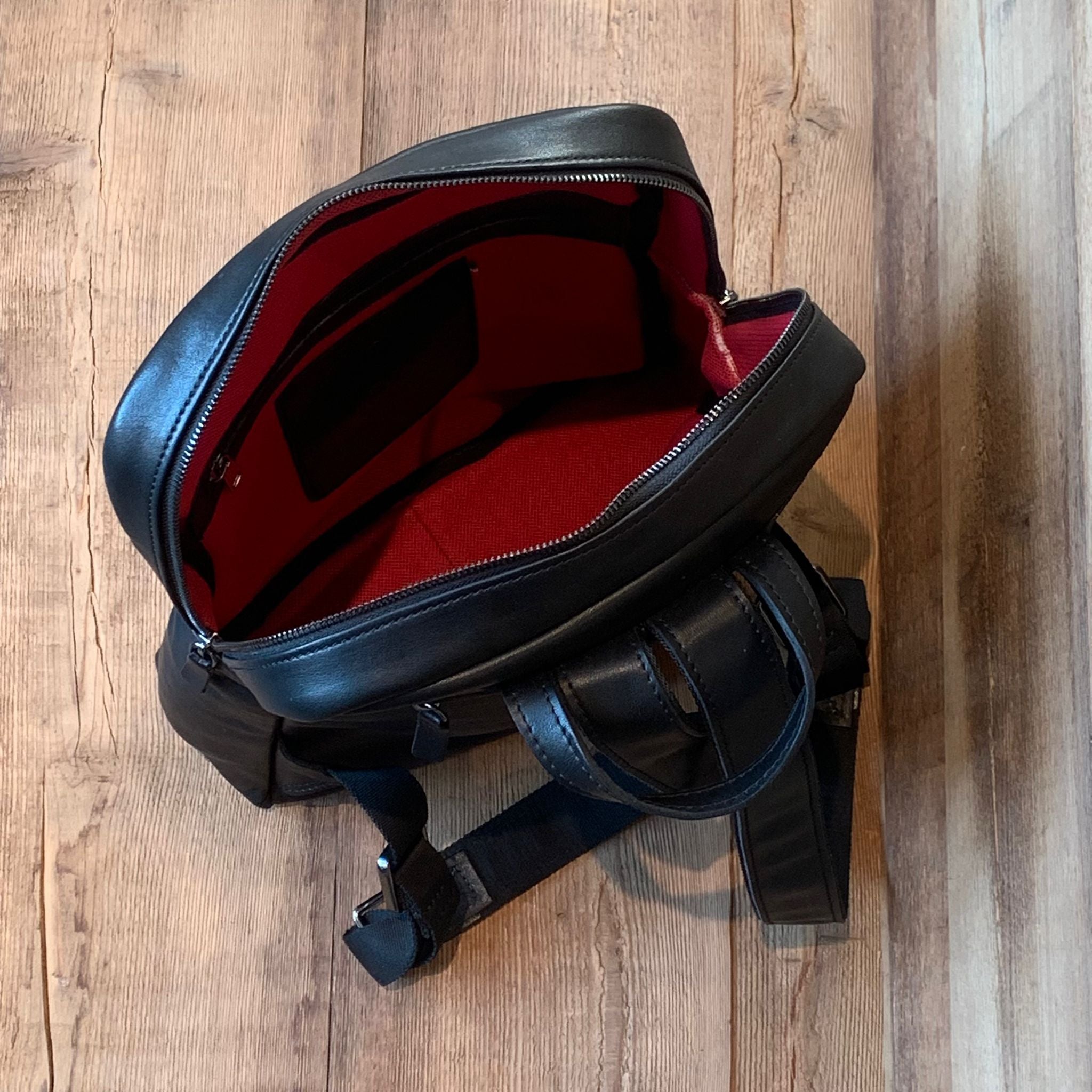 525 Zaino Business Pelle Vegetale Nero