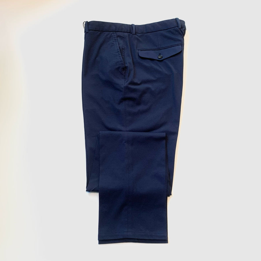 SU4-4243 Pantalone Chino Jersey Indaco Man