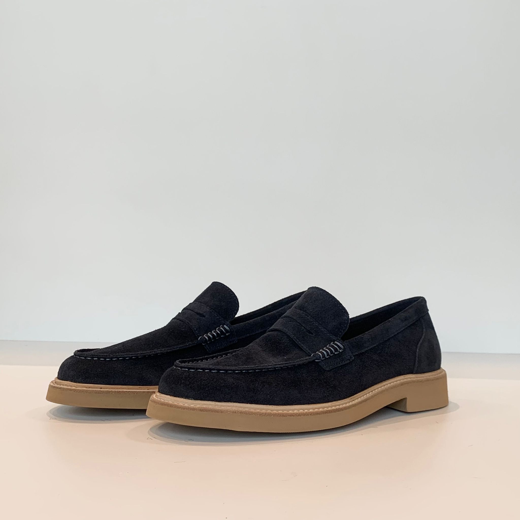 S4- MOK Mocassino Suede Navy Man