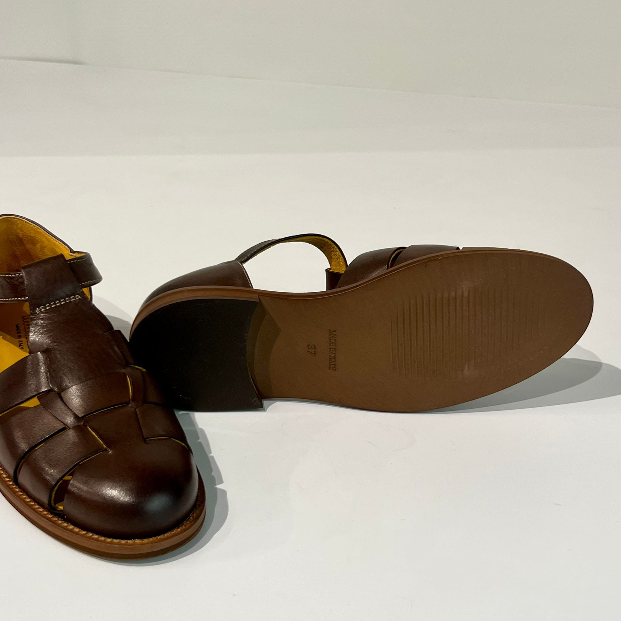 S6-9010 Scarpa Aperta Vitello Cacao