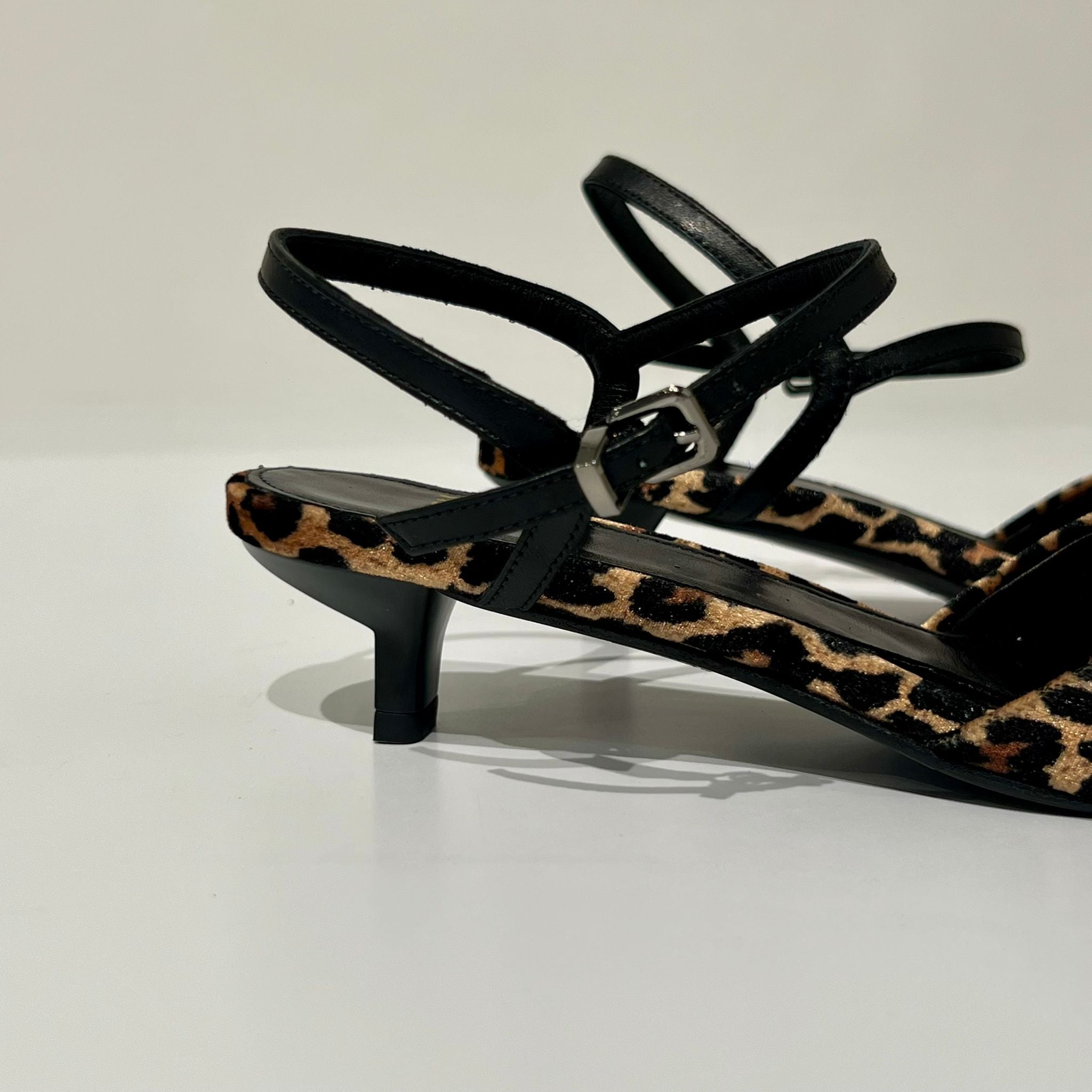 W5-2680 Slingback Velluto Leopard