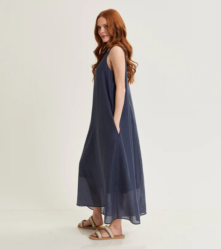 S5-15015 Abito Lungo Mezzanotte