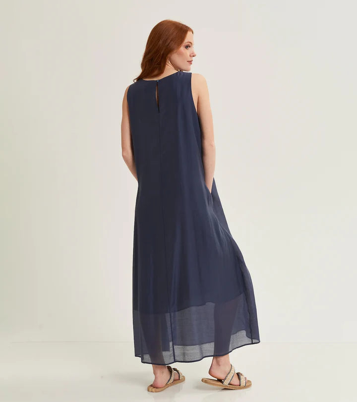 S5-15015 Abito Lungo Mezzanotte