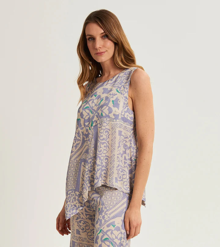 S5-45064 Top in Viscosa Burro Cenere