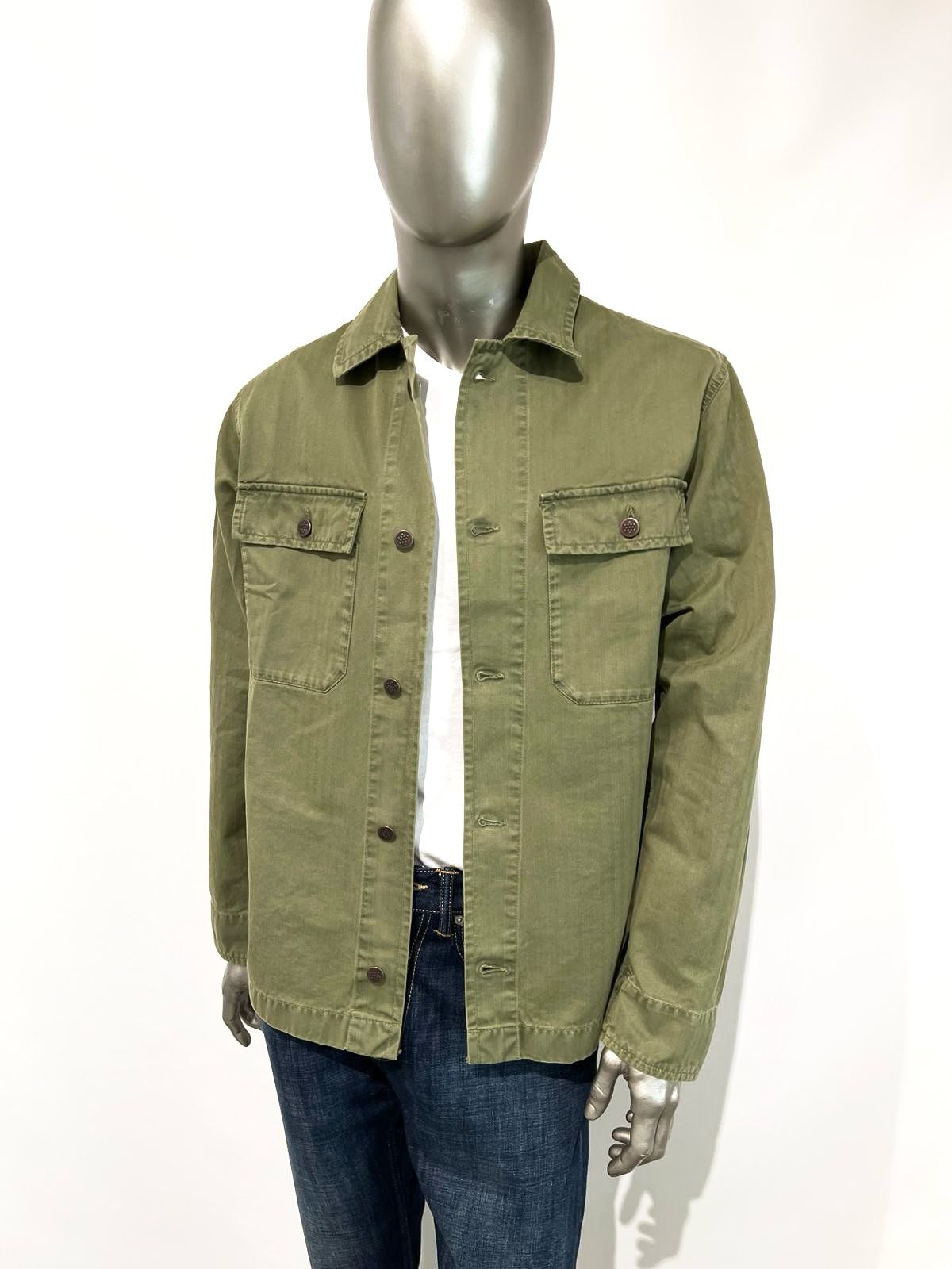US5-WILLYS HBT OverShirt Canvas Green Man