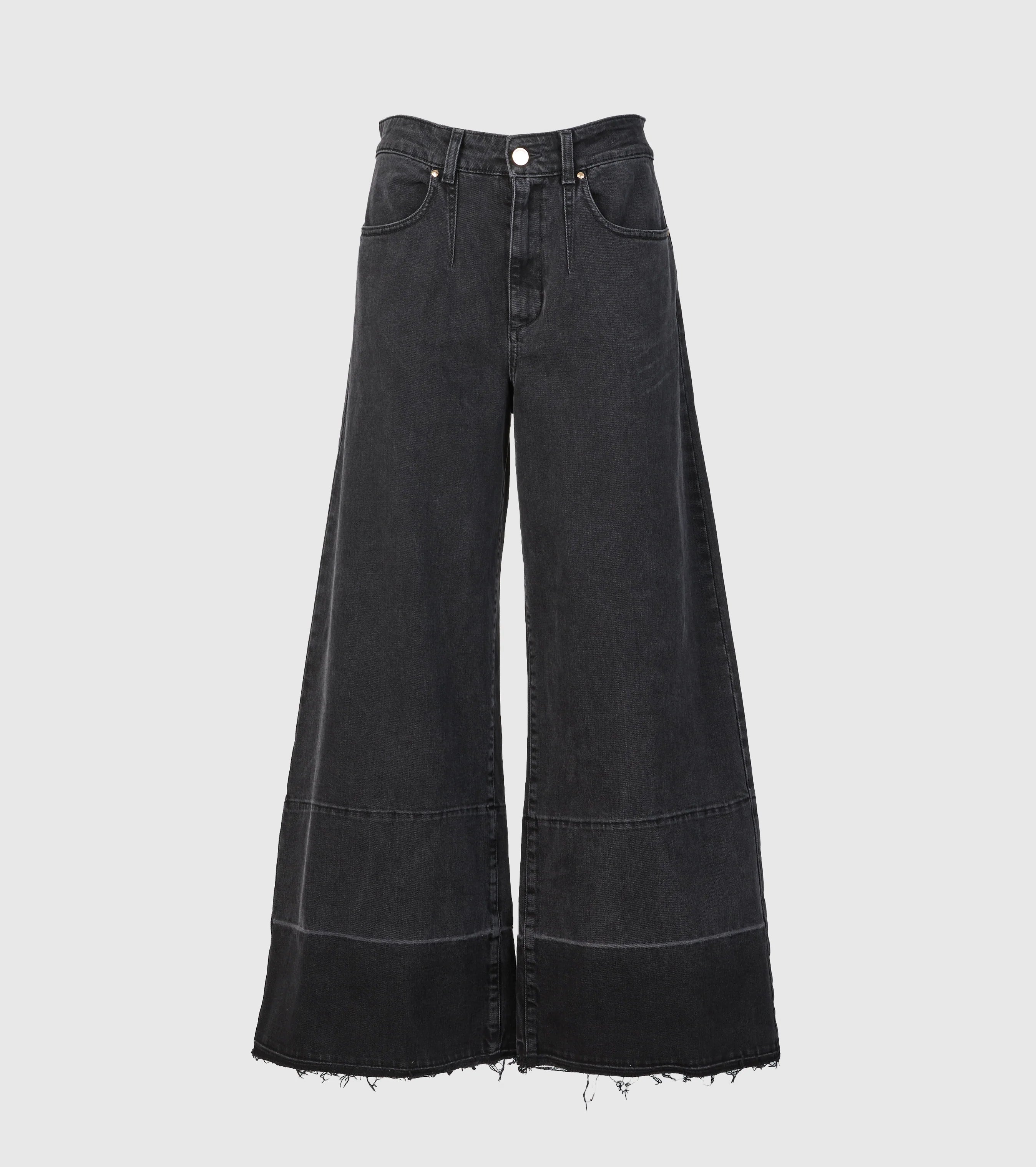 W5-26002 Jeans Nero Slavato