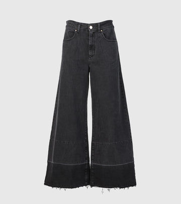 W5-26002 Jeans Nero Slavato