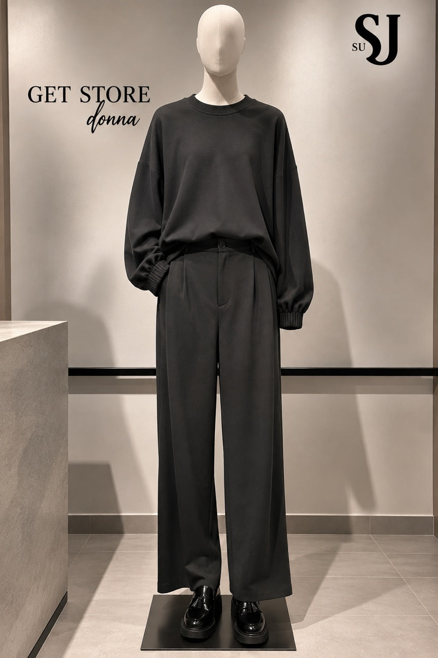 W6-T505 Pantalone Nero