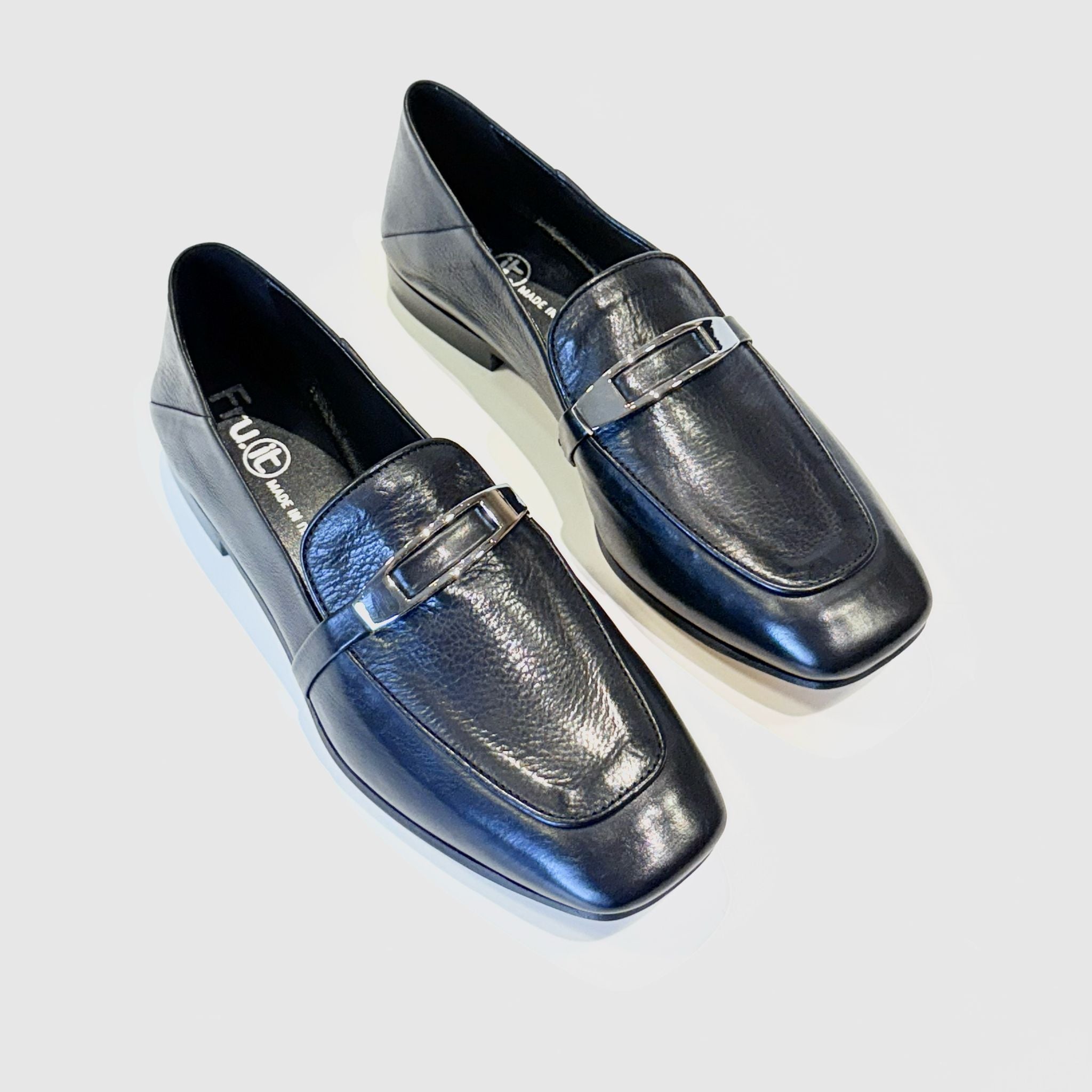 S5-9104 Mocassino Fibbia Nero