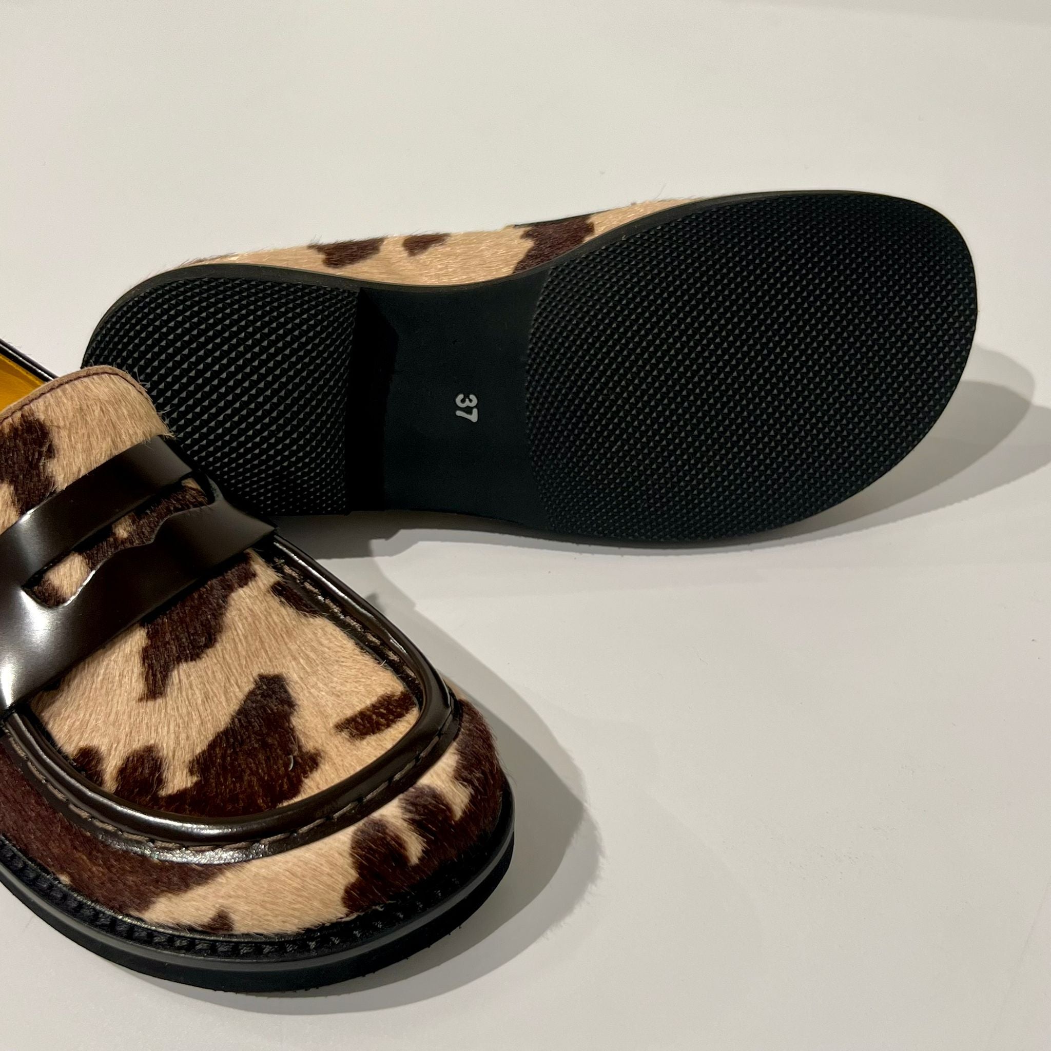 W5-9711 Mocassino Cavallino Mucca Caffe