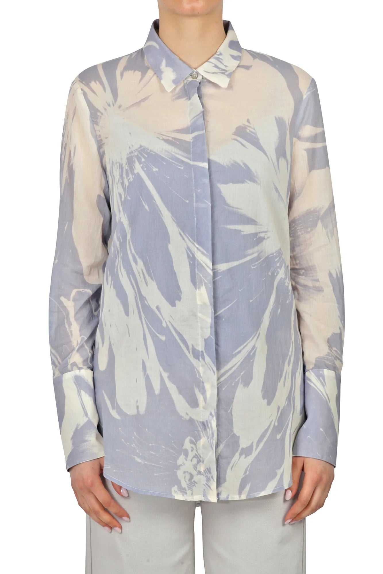 S5-450620 Camicia Fantasia Azzurro