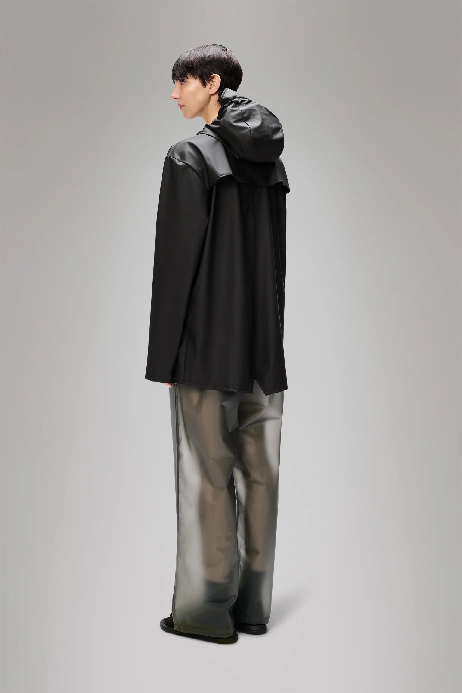 SD5-12010 Impermeabile Jacket Black Woman