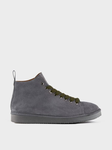 UW4-P01 Polacchino Suede Grigio/Militare Man