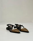 S6-P18-L Slingback Caffè Latte Nero