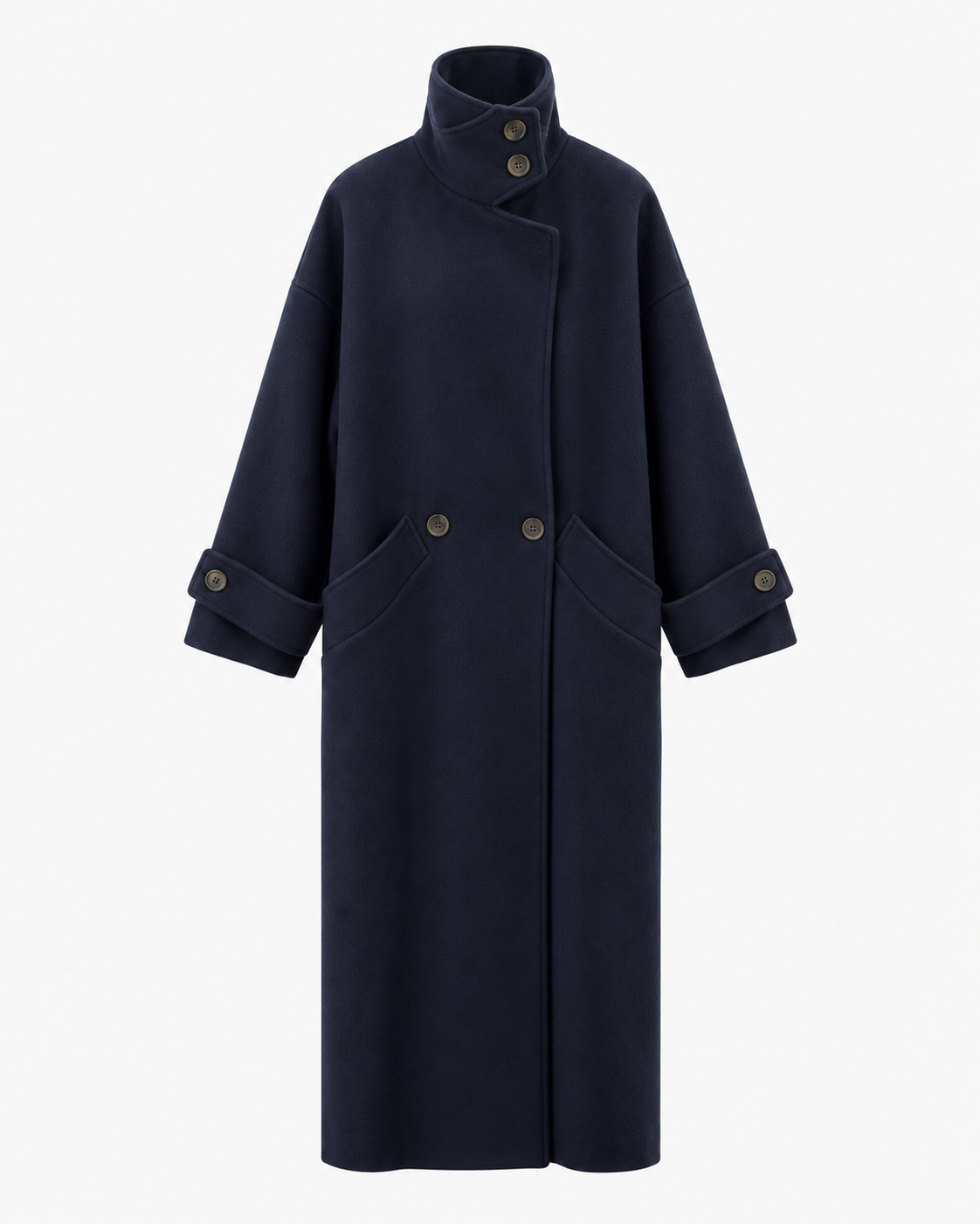 W6- K55-A DAHLIA Cappotto Blu
