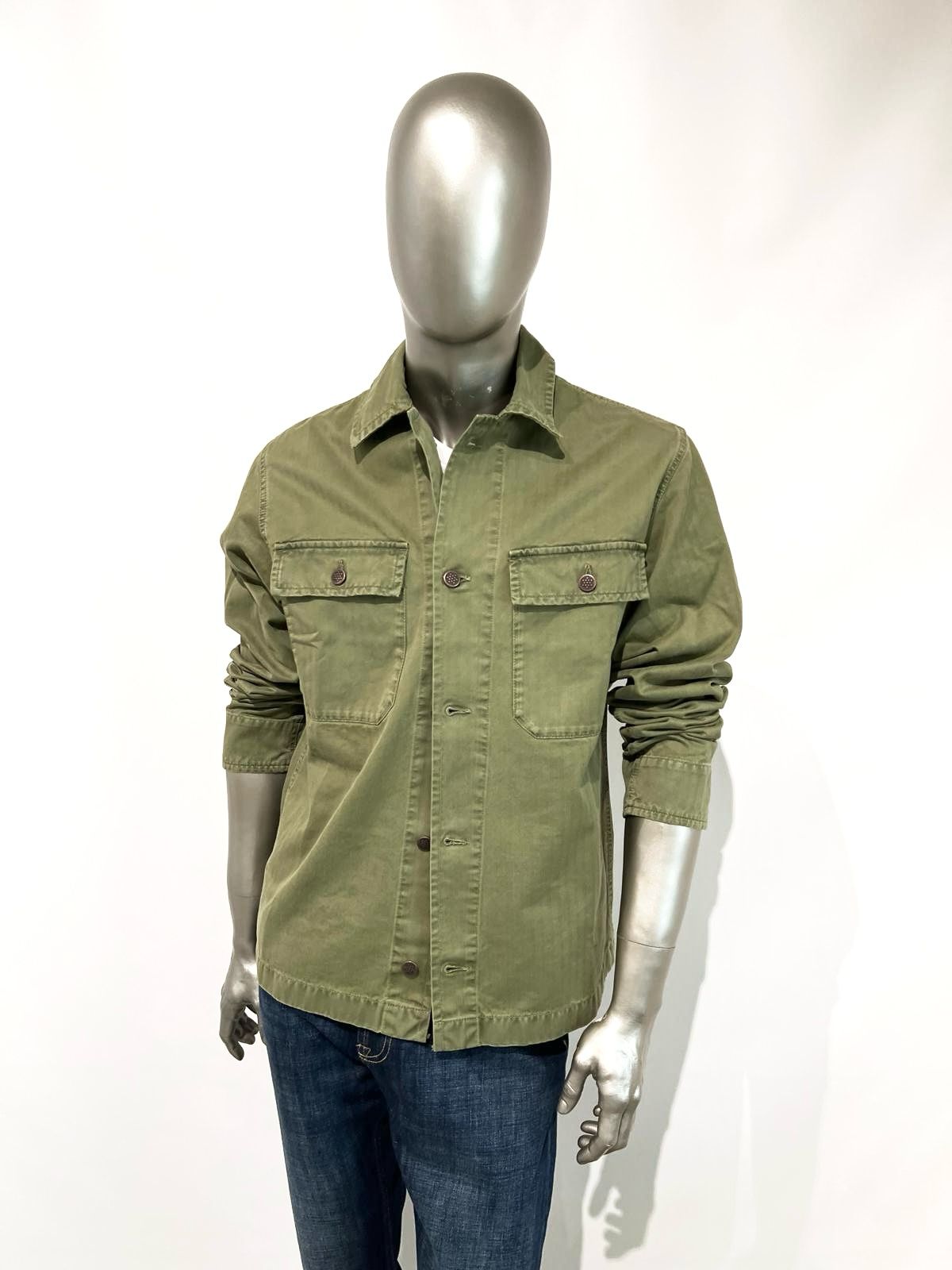 US5-WILLYS HBT OverShirt Canvas Green Man