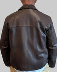 UW6-ROMOLO Giubbotto Pelle Nut J31  Man