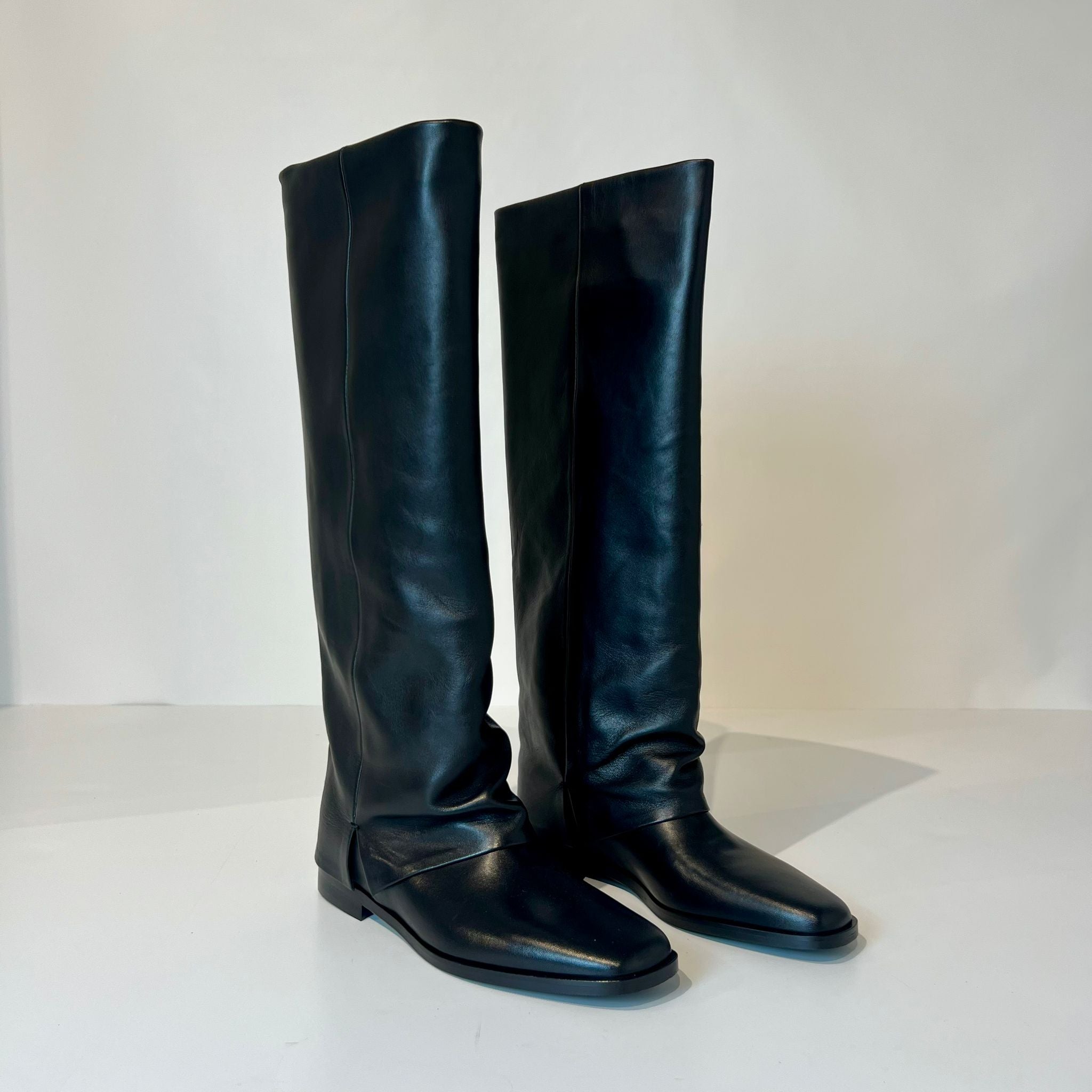 W5-9525 Stivale Alto Ghetta Glove Nero