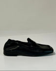 S6-IVY12 Mocassino Quadro Nero Woman