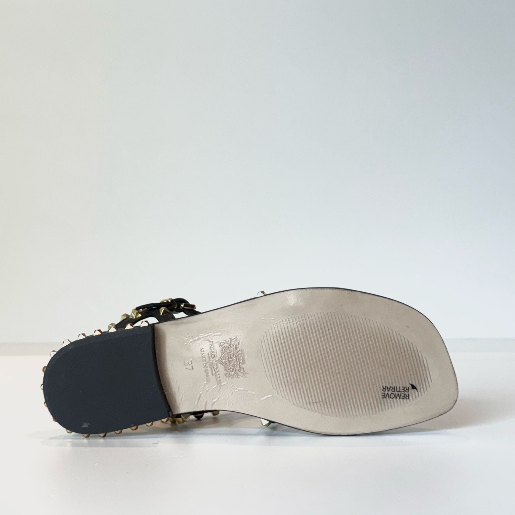 S5-17036 Sandalo Borchie Nero