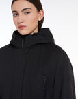 W4-NATALIN Parka in Twill Tecnico Nero