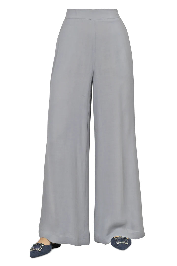 S5-25064 Pantalone Palazzo Carta Zucchero