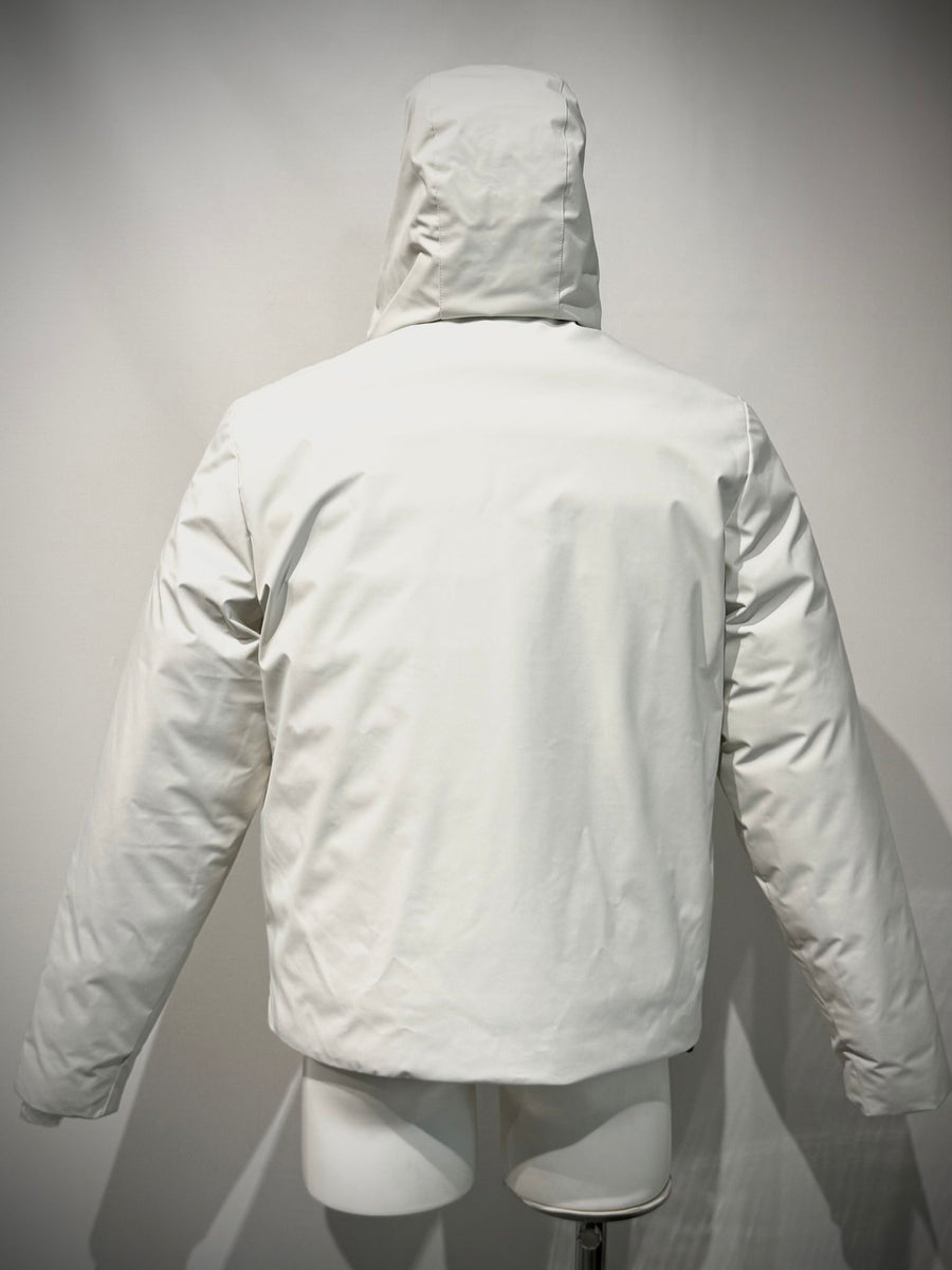 W5-0004 Giubbotto Reversibile Cappuccio Ghiaccio/Nero Man