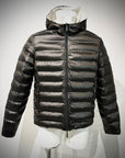W5-0004 Giubbotto Reversibile Cappuccio Ghiaccio/Nero Man