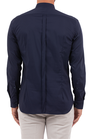 W3-UVAF52 Camicia Slim Blue Man