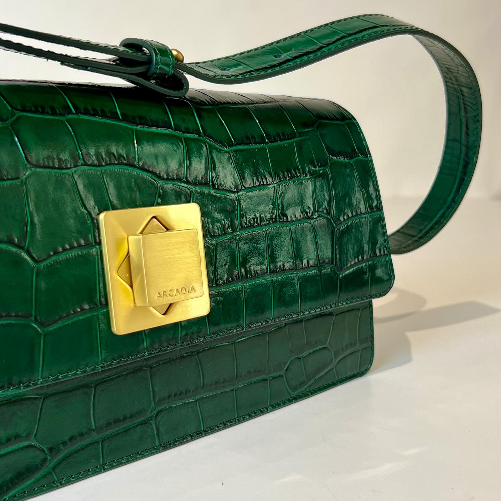 W5-1902 FLAVIA Borsa Cocco Foresta