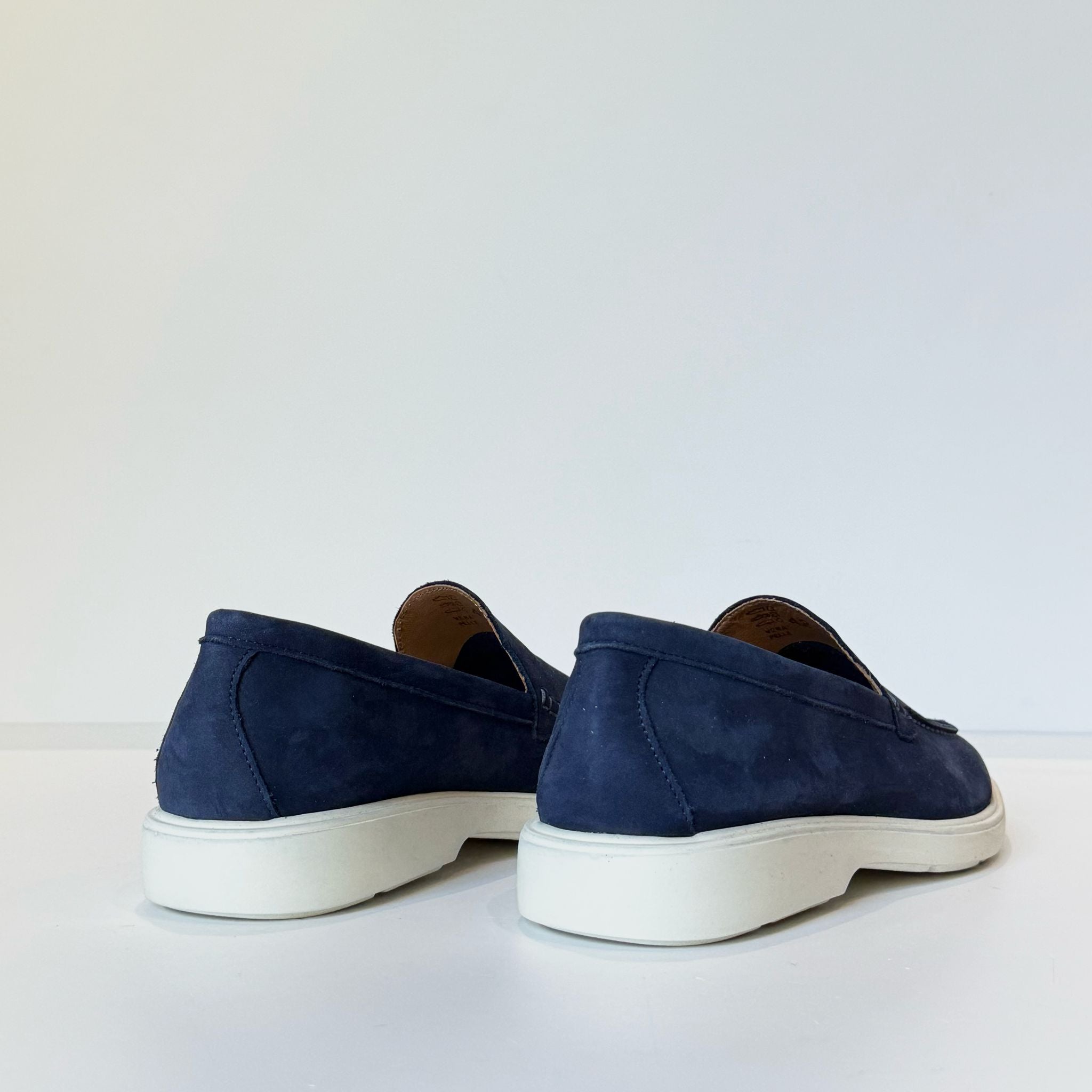 S5-PANT Mocassino Nabuk Navy Man