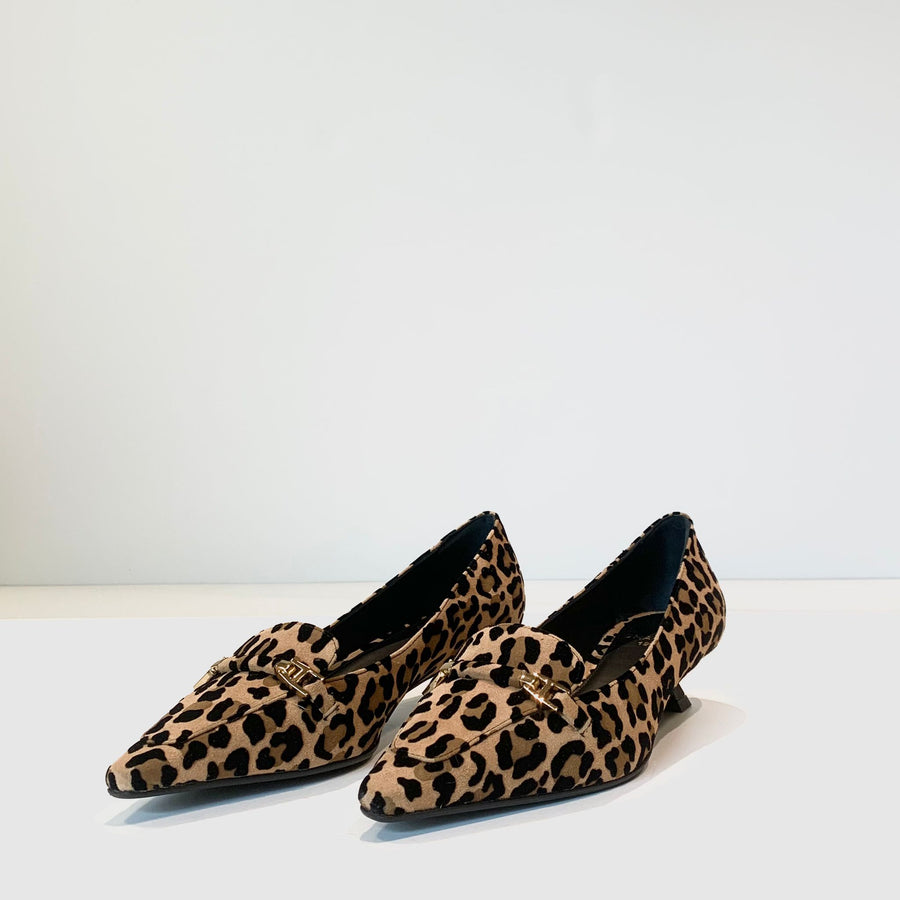 W4-2404 Decollete "Kitten" Leopardo