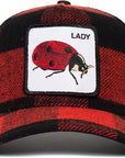 W2-0287 TRUCK Lady Bug Quadri RED