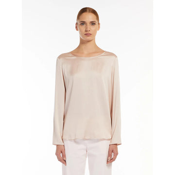 W4-MOLDAVA Blusa in Seta Rosa