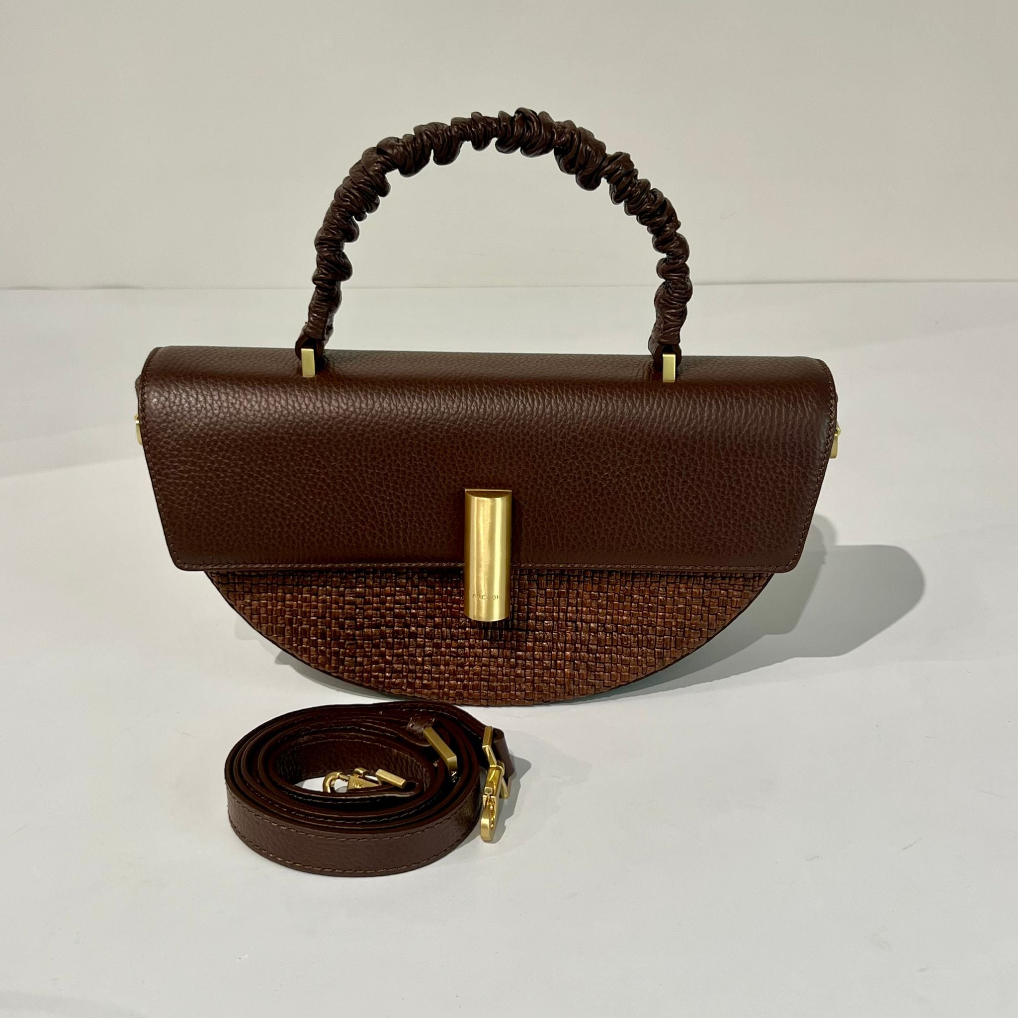 S6-4939T MOON Borsa Small Raf Doll Cognac