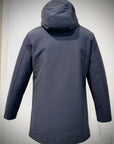 W5-0015 FROST Parka Tech Lungo Cappuccio Blu Man