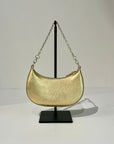 S6-8B0309 Borsa Hobo con Catena Solar Gold