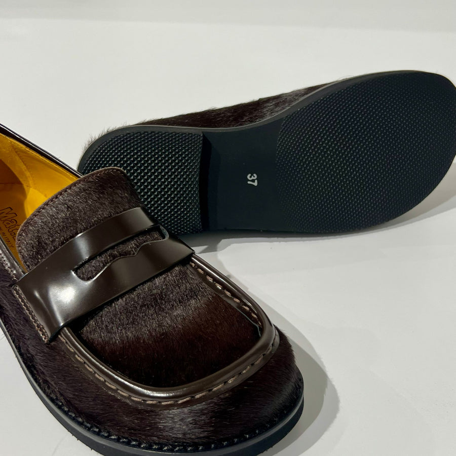 W5-9711 Mocassino Cavallino Pony Caffe