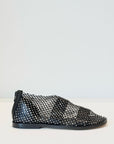 S5-9180 Sandalo Rete Strass Nero