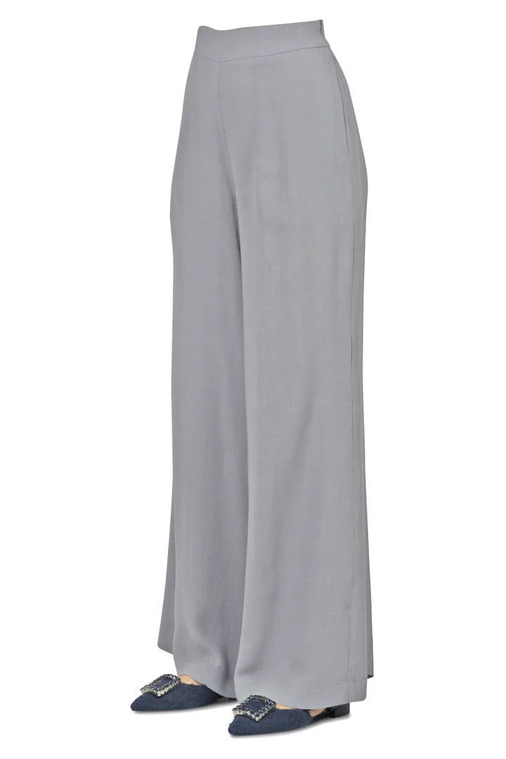 S5-25064 Pantalone Palazzo Carta Zucchero