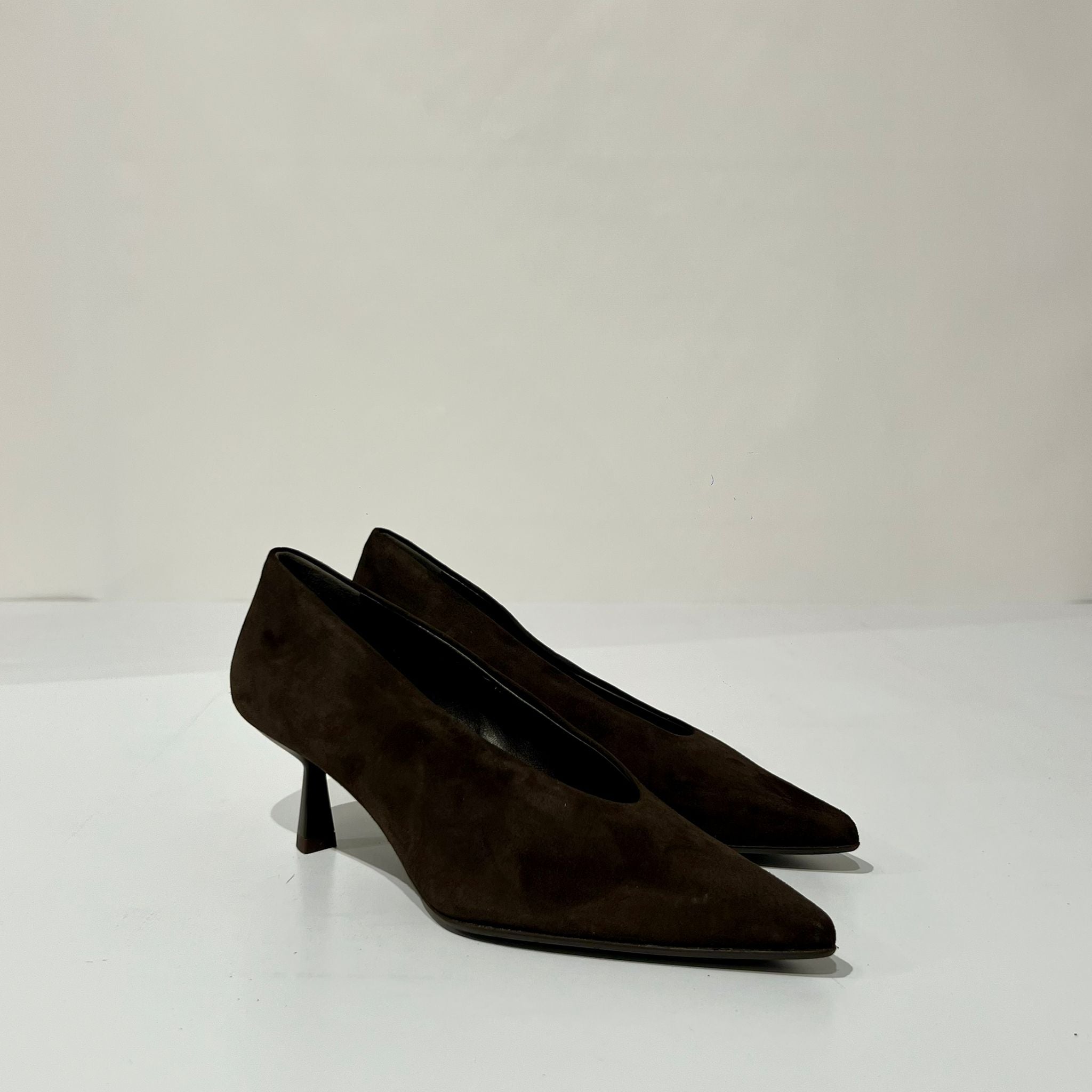 W5-2740 Decolletè Camoscio Moro