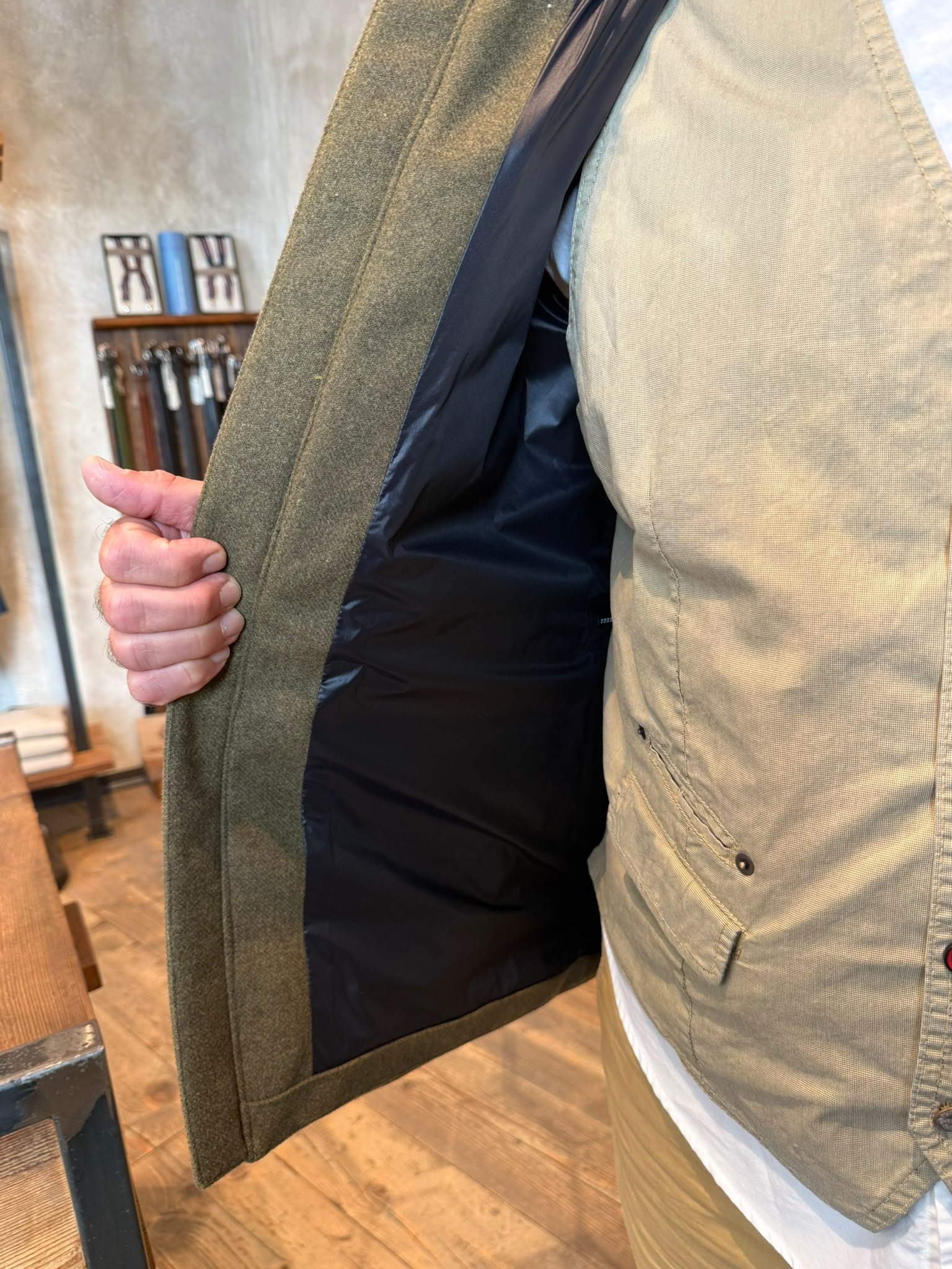 W6-SPIREMARK Field Jacket Tech Loden Man