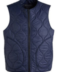 UW5-7919 CB Gilet Wool Padded Navy Man