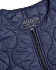 UW5-7919 CB Gilet Wool Padded Navy Man