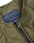 W6-7919CB WOOL PADDED VEST Gilet Olive Man