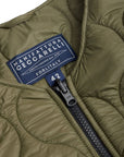 UW5-7919 CB Gilet Wool Padded Olive Man