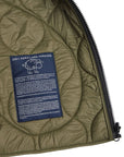 UW5-7919 CB Gilet Wool Padded Olive Man
