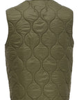 UW5-7919 CB Gilet Wool Padded Olive Man
